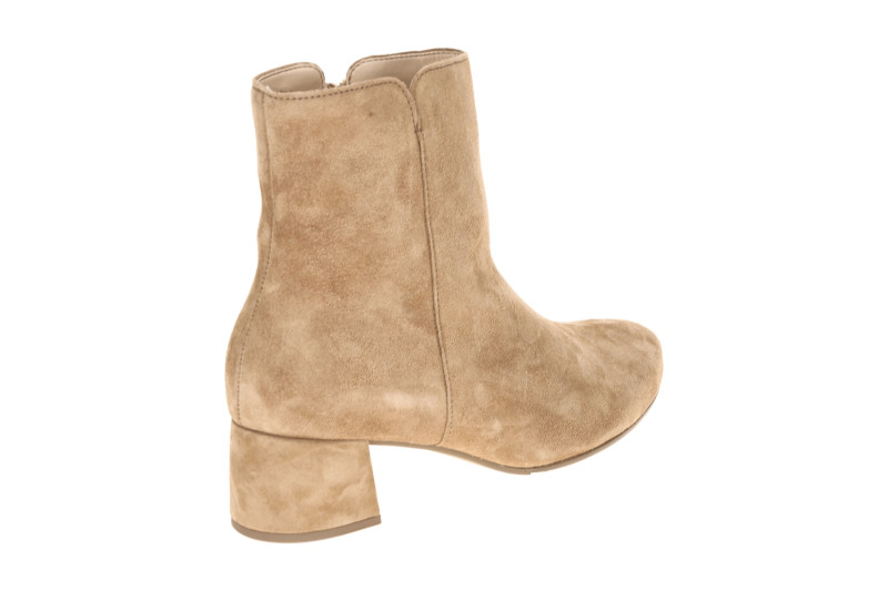 Gabor Stiefelette Ankle Boots beige sand Samt 8036.01.006