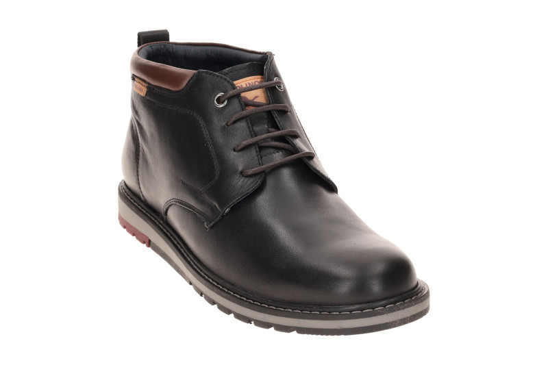 Pikolinos Berna Winter Stiefelette schwarz Herren Lammfell M8J-N8181