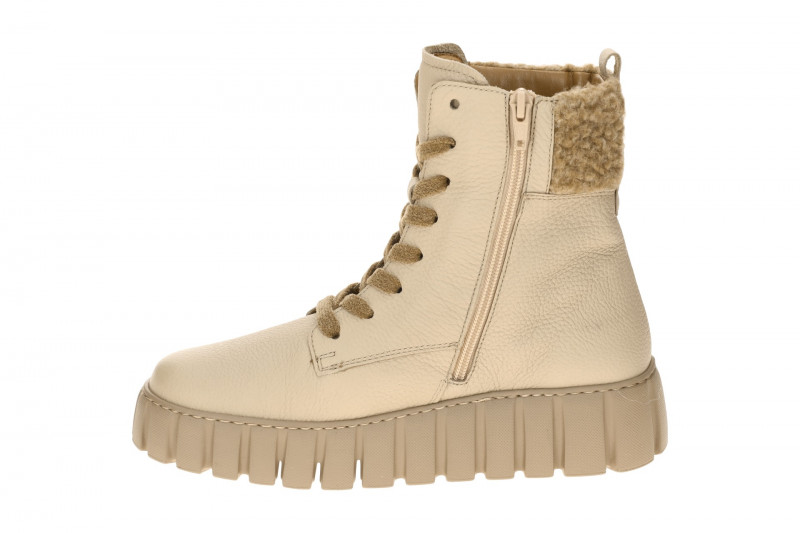Gabor Plateau Stiefelette beige Fellkragen 76.786.52