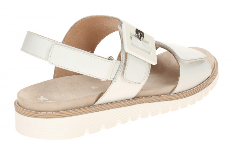ara Kent Sandale weiß offwhite Klett 12-28134