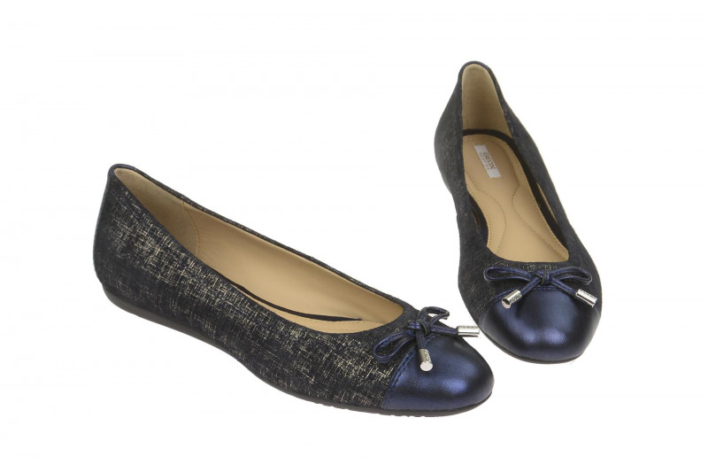 Geox Lola Ballerina blau silber - D93M4A