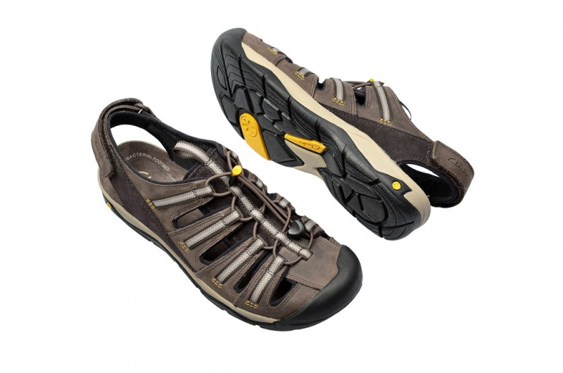 Clarks Virtic Run - Herren Sandale - braun