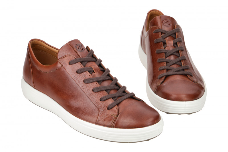 Ecco Soft 7 Schuhe braun cognac Sneaker 470364
