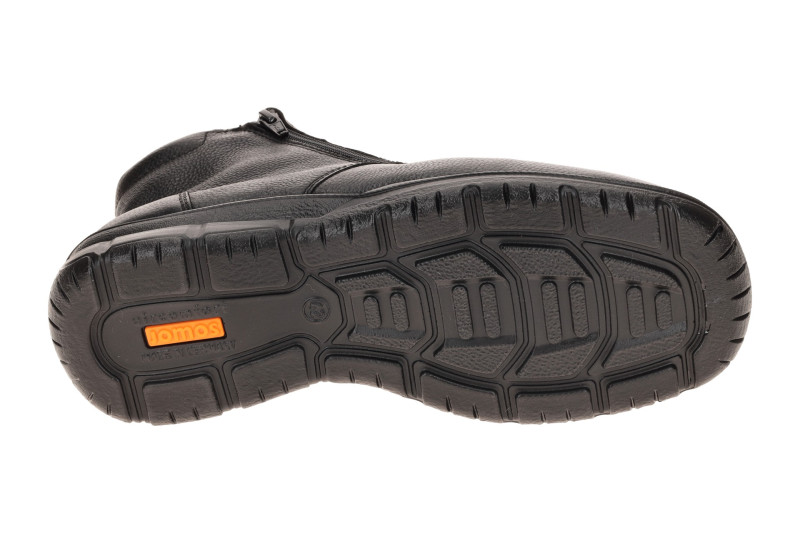 JOMOS Warmfutter Stiefelette schwarz H-Weite Lammfell 416501