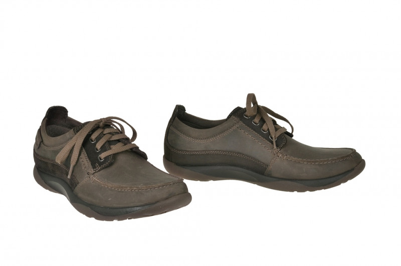 Clarks Route Place Schuhe in dunkelbraun Mokassin 20351201