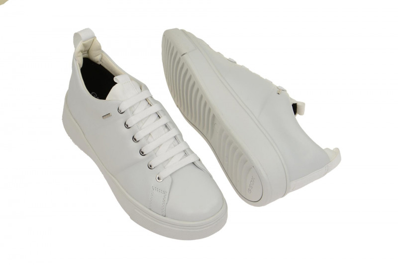 Geox Mayrah ABX Damen Schnür- Schuhe weiß Amphibiox