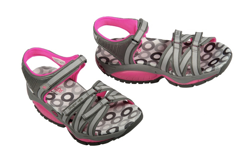 Skechers SRT Sandaletten 12341/GYHP grau hot pink