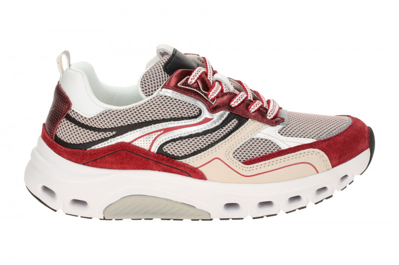Gabor RollingSoft Schuhe rot beige Mesh 86.986.38