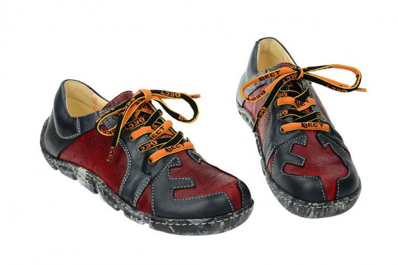 Eject Flight Schuhe rot schwarz kombi 16469.4