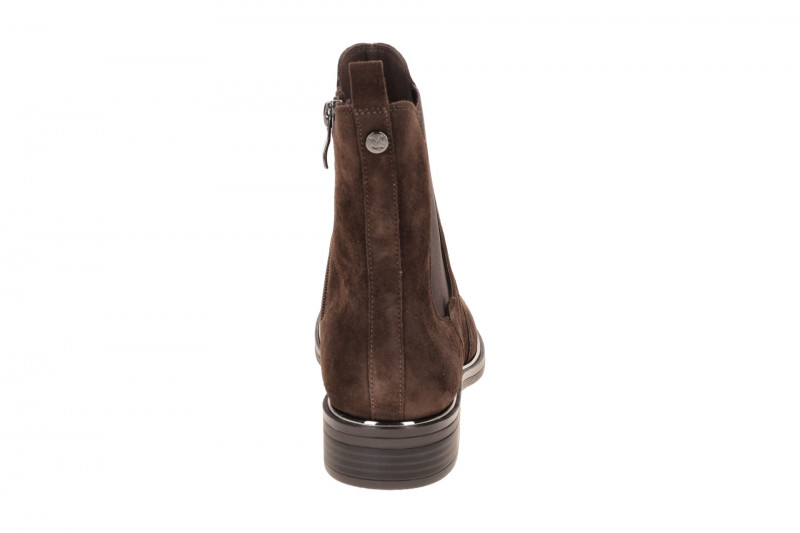 Caprice Stiefelette Ankle Boot brau Velour 25304