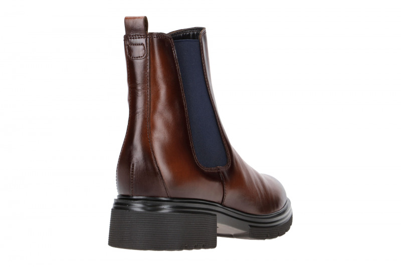 Gabor Stiefelette sattel braun Glattleder 91.610.20