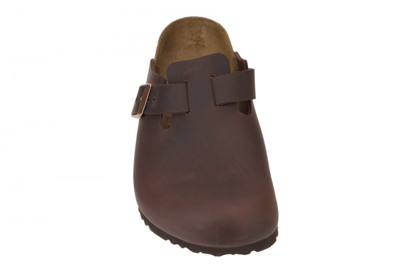 Birkenstock Boston BS Pantolette braun habana Unisex 860131