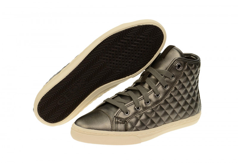 Geox New Club Stiefelette grau metallic D4258A