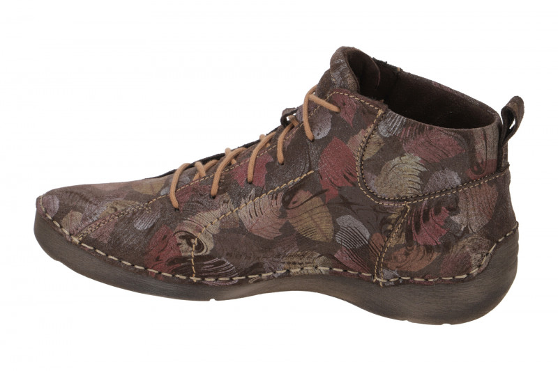 Josef Seibel Stiefelette Fergey 97 dunkelbraun Blätter