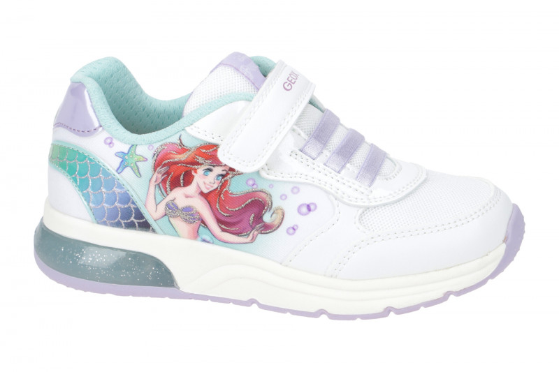 Geox Spaceclub Kinder Schuhe weiß Meerjungfrau