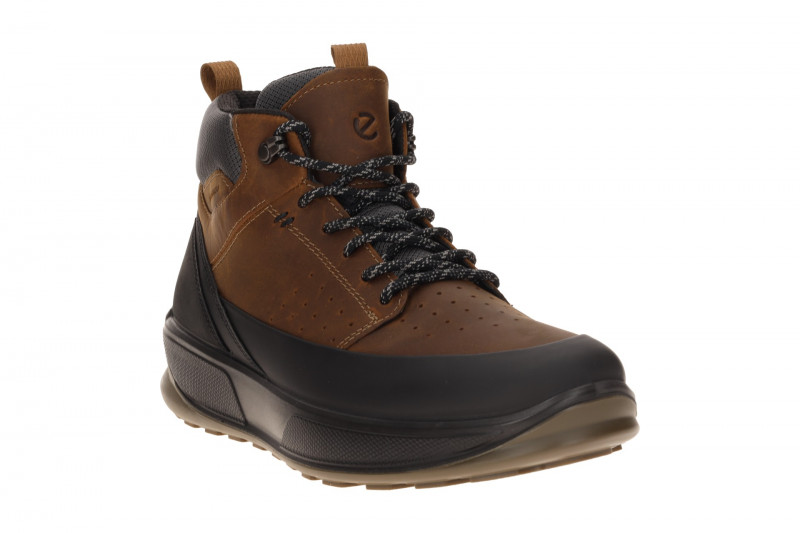 Ecco Byway Stiefelette braun schwarz Nubuck Waterproof 522864