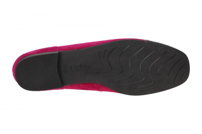 Gabor Schuhe Ballerina pink schwarz 51.351.61
