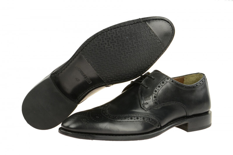 Gordon & Bros Mirco Schuhe schwarz Budapester