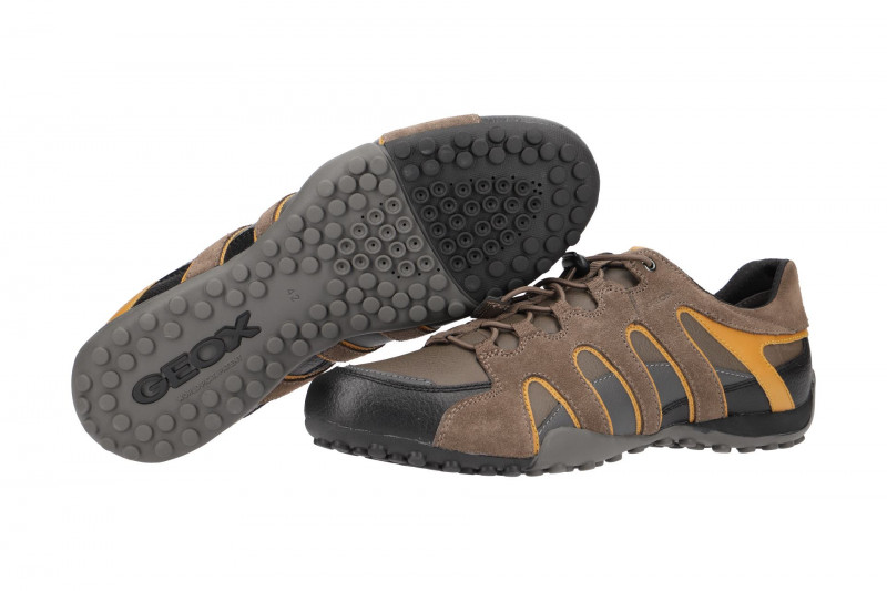 Geox Snake Schuhe taupe beige U8407A