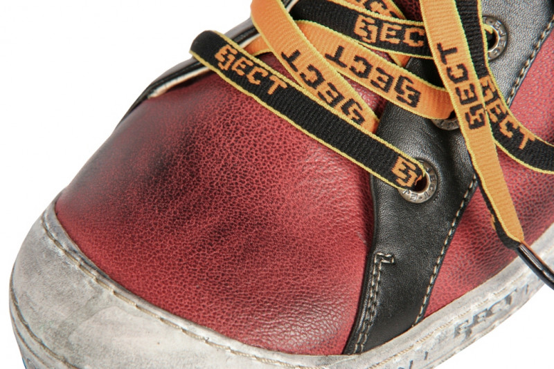 Eject Dass Schuhe rot schwarz 14005/1