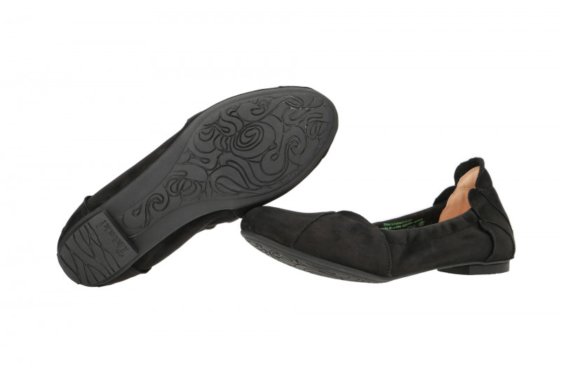 Think Balla Ballerinas Slipper schwarz Nubuck