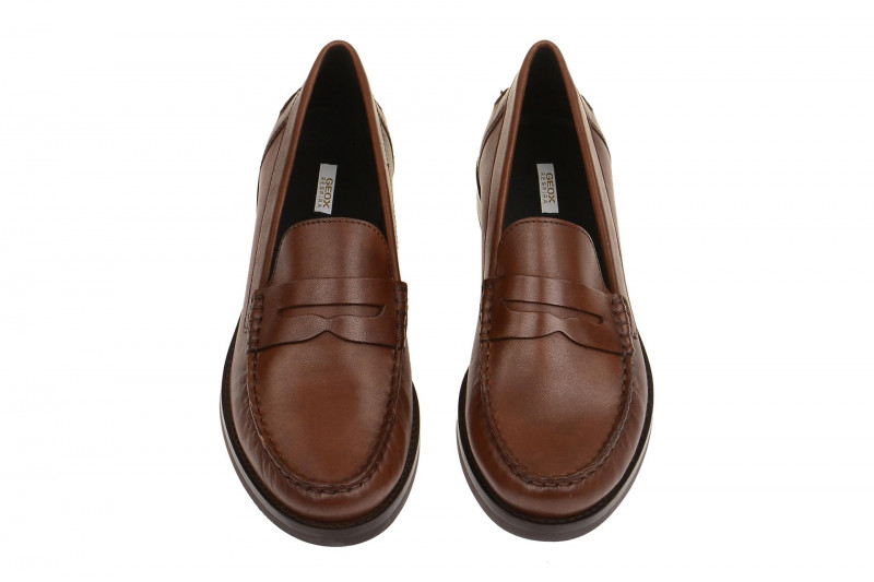 Geox Damen Mokassin Promethea braun Slipper