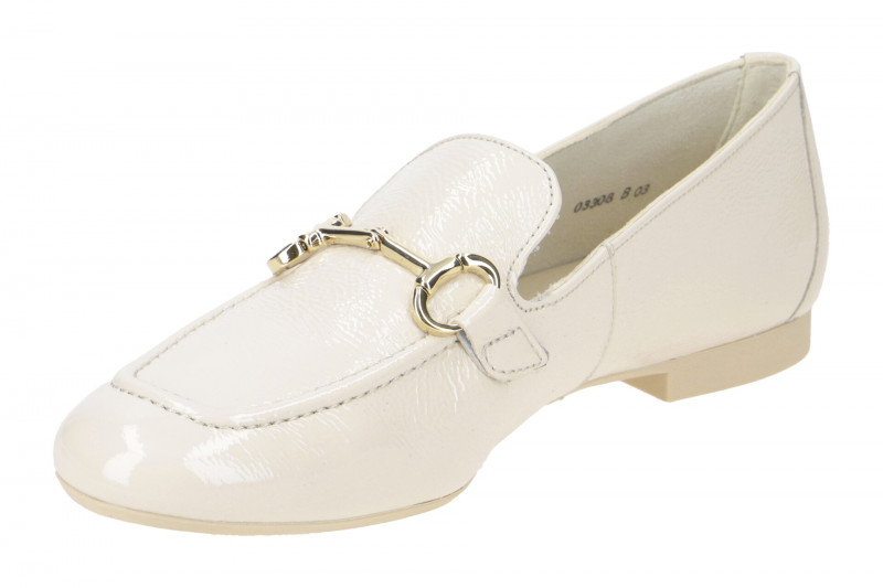 Paul Green Schuhe Loafer beige Lack 2596