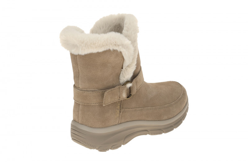Skechers Easy Going Stiefelette taupe braun Schlupf Boot