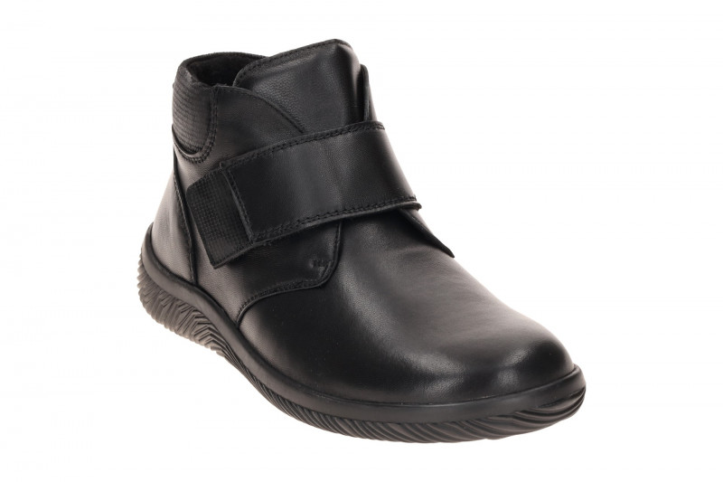 Waldläufer Roya Stiefelette schwarz Klett K-Weite