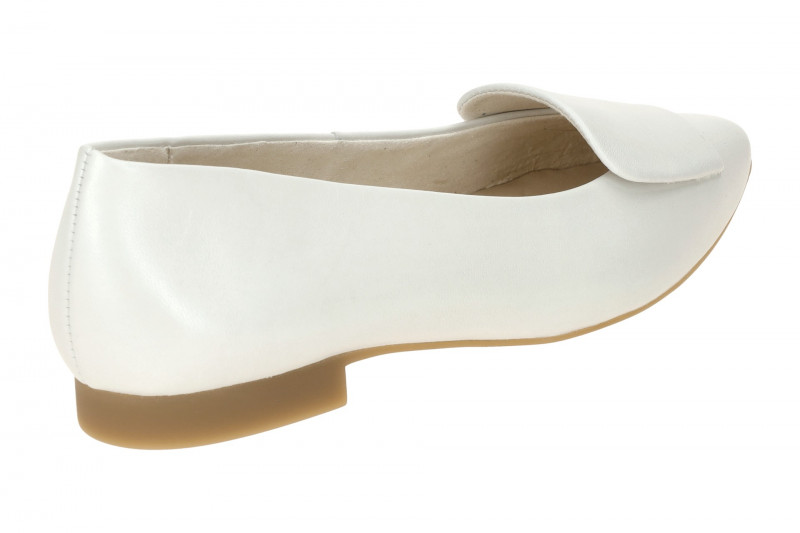 Paul Green Ballerinas weiß offwhite Seidenmatt 3792