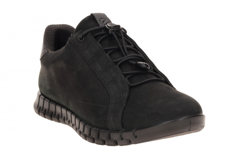 Ecco Gruuv Lite Slipper Schuhe schwarz Gummizug Waterproof 246333