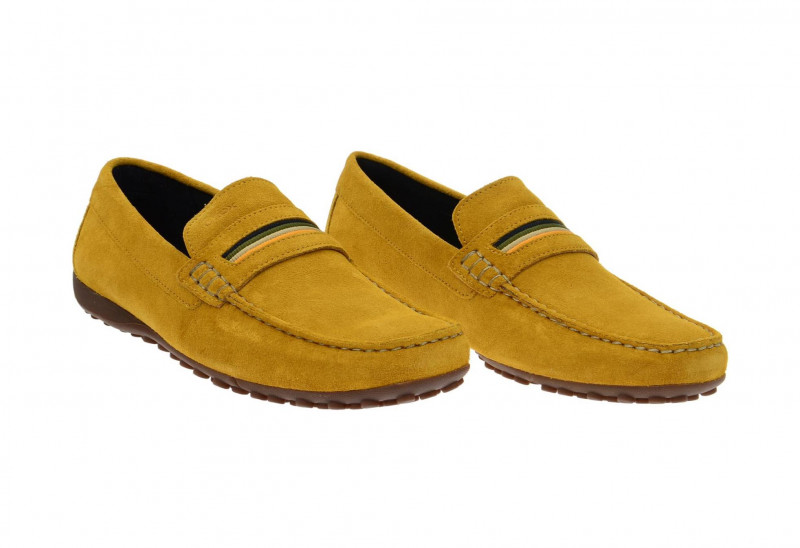 Geox Snake Mokassin Slipper gelb U5207A