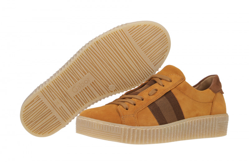Gabor Schuhe Sneakers gelb braun 53.336.13