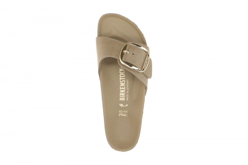Birkenstock Madrid Big Buckle Pantolette braun tabacco 1030467