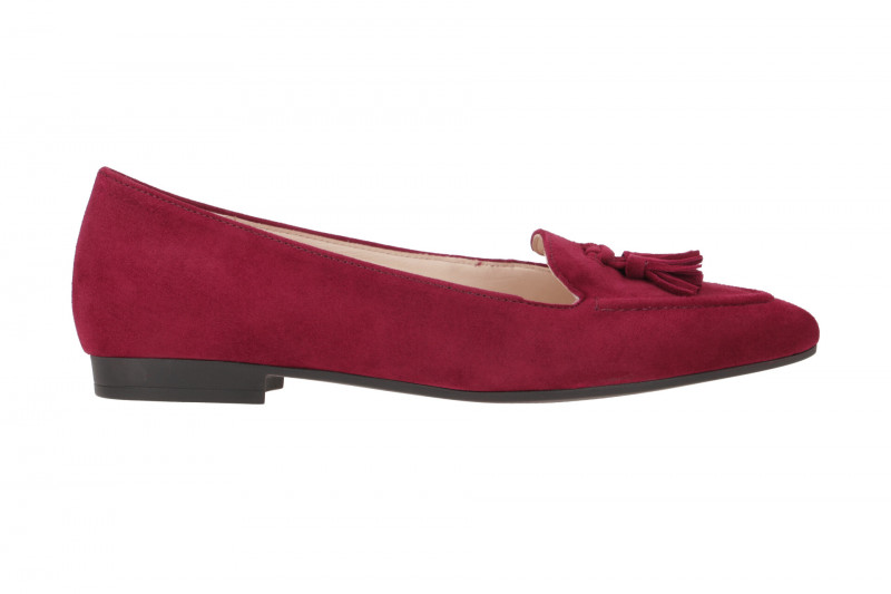 Gabor Slipper Ballerinas bordo rot Velour 31.303.15