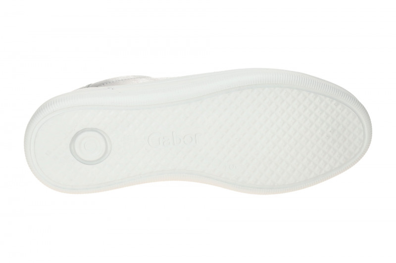 Gabor comfort Schuhe Sneakers silber grau metallic 86.395.10