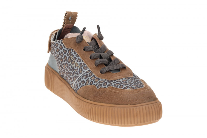 CRICKIT Paria Leo Stretch Sneaker blau braun
