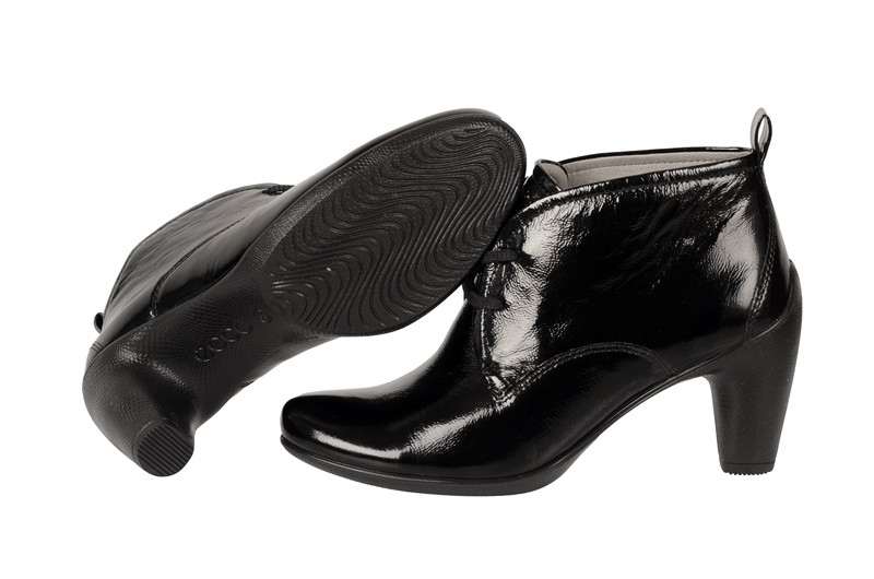 Ecco Sculptured 65 Stiefelette schwarz Lack 23353304001