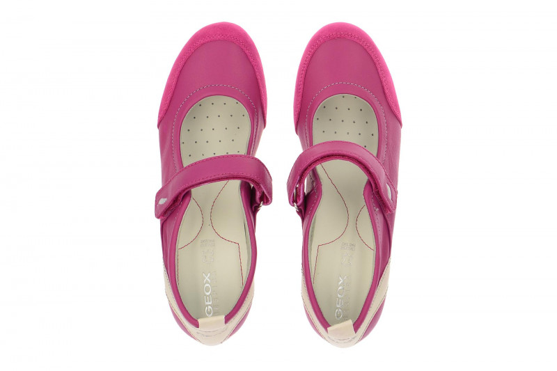 Geox Vega Ballerina pink Mary-Jane - D3202B 04322 C8002