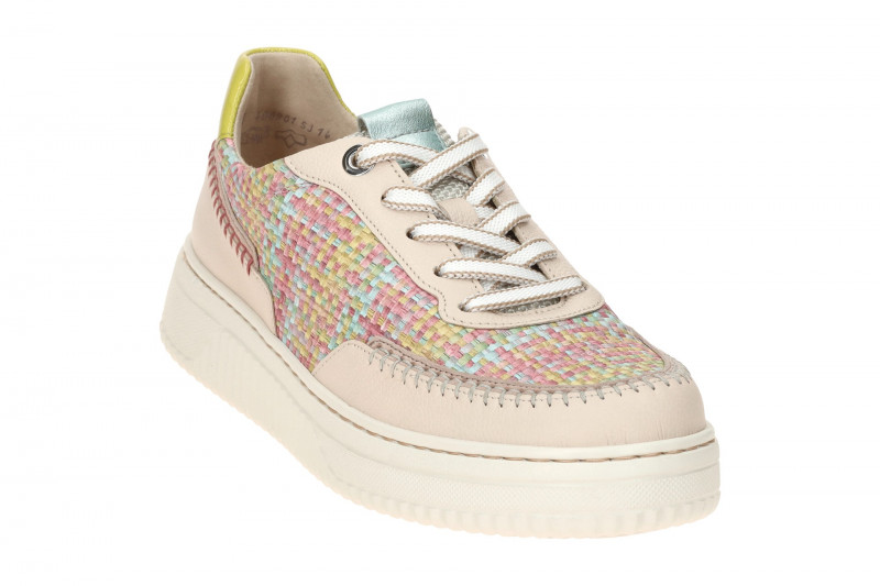 Gabor Comfort Como Sneakers beige bunt Flecht K-Weite 66.405.62