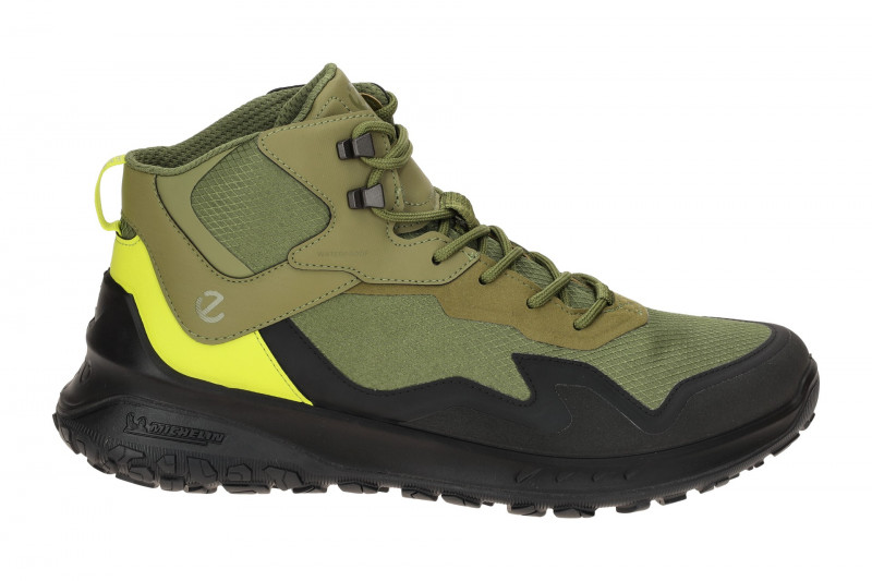 Ecco Ult-Trn Schuhe grün acorn Mid Sneaker Wasserdicht 824324