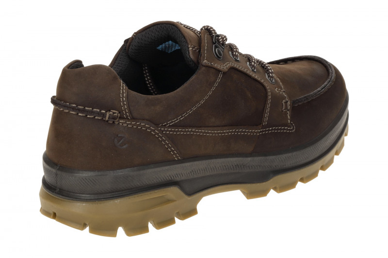 Ecco Rugged Track Schuhe braun Mokassin wasserdicht