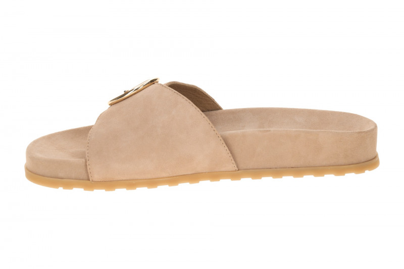 Paul Green Leder Pantolette rosa rosewood gold 6170