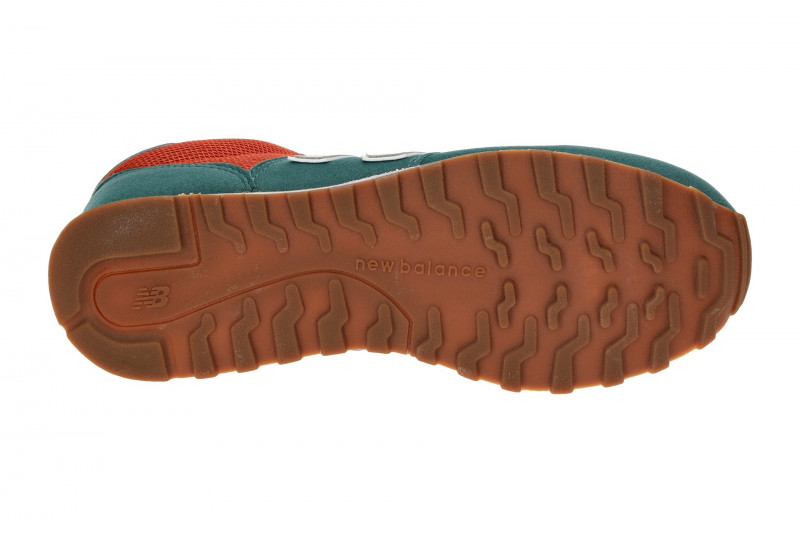 New Balance 500 Schuhe Sneakers grün petrol orange