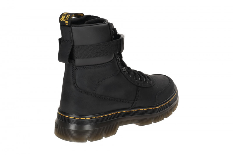 Dr Martens Combs Tech Leather Stiefel schwarz 27801001
