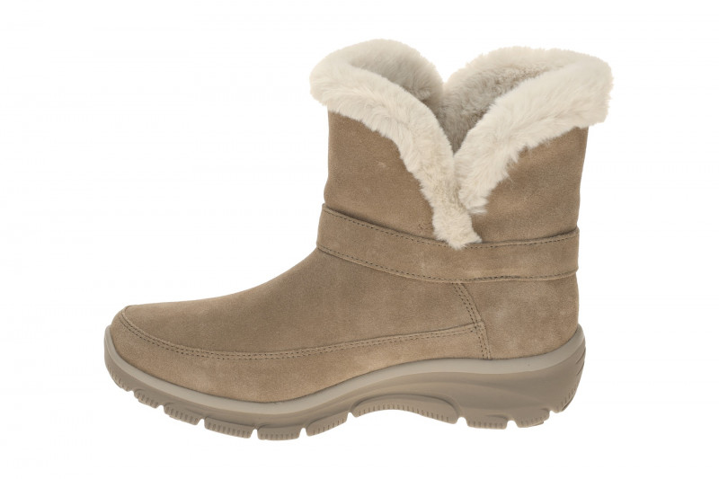 Skechers Easy Going Stiefelette taupe braun Schlupf Boot