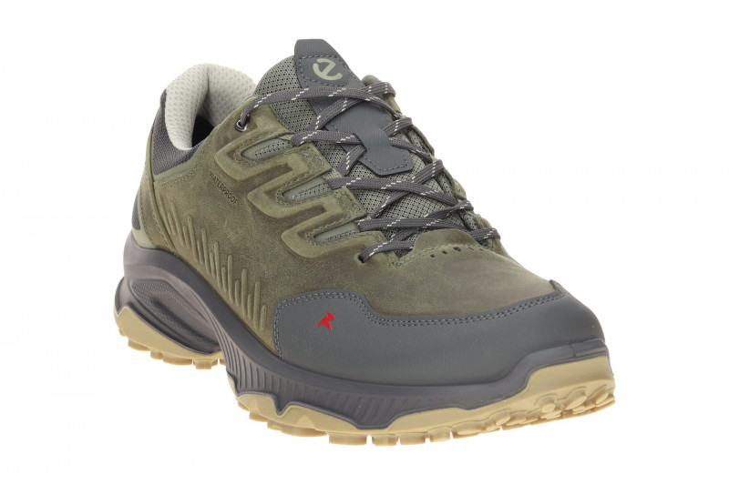 Ecco Receptor Schuhe grün olive Herren Waterproof 854314
