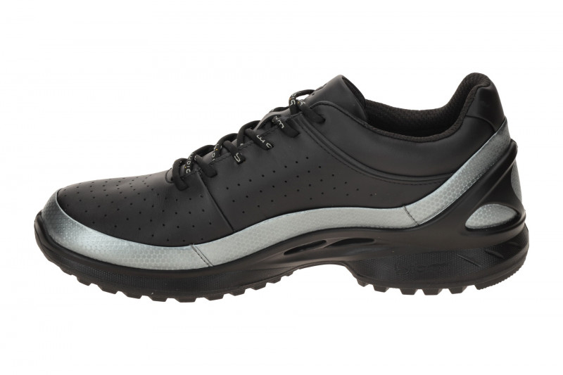 ecco Biom Energi Schuhe schwarz silber Sneaker Waterproof