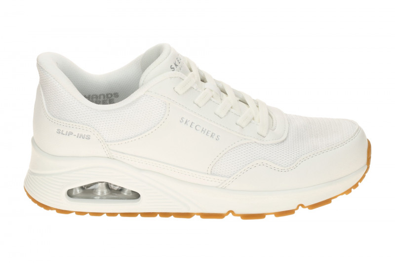 Skechers Uno Schuhe Slipper weiß Sneakers Slip-Ins 177117