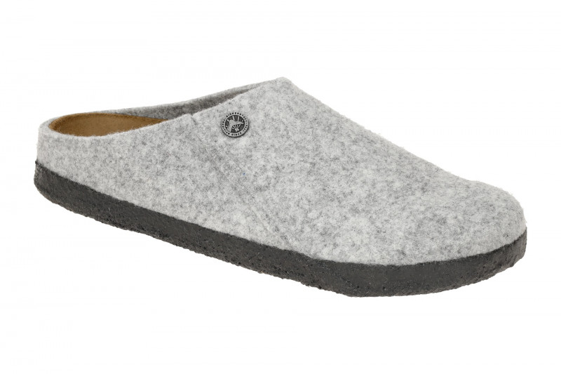 Birkenstock Zermatt Rivet Clogs Pantoletten hellgrau Normal-Weit 1015080